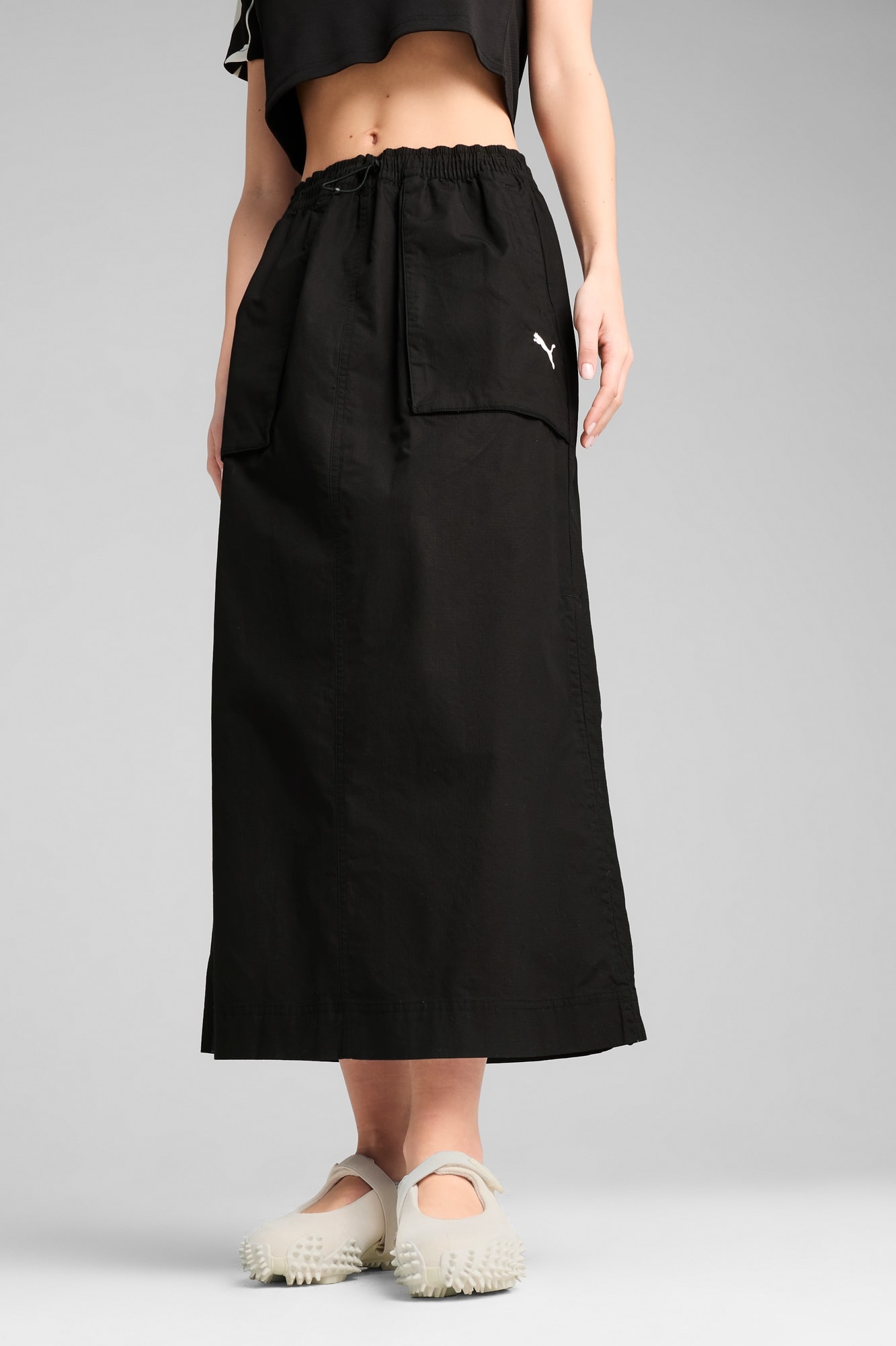 FUTURE ARCHIVE Women's Zip-Off Maxi Woven Skirt - 3