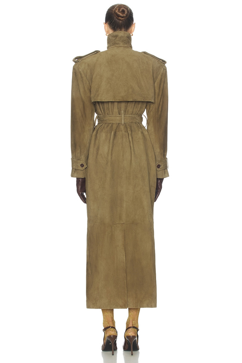 HELSA Suede Trench Coat outlook