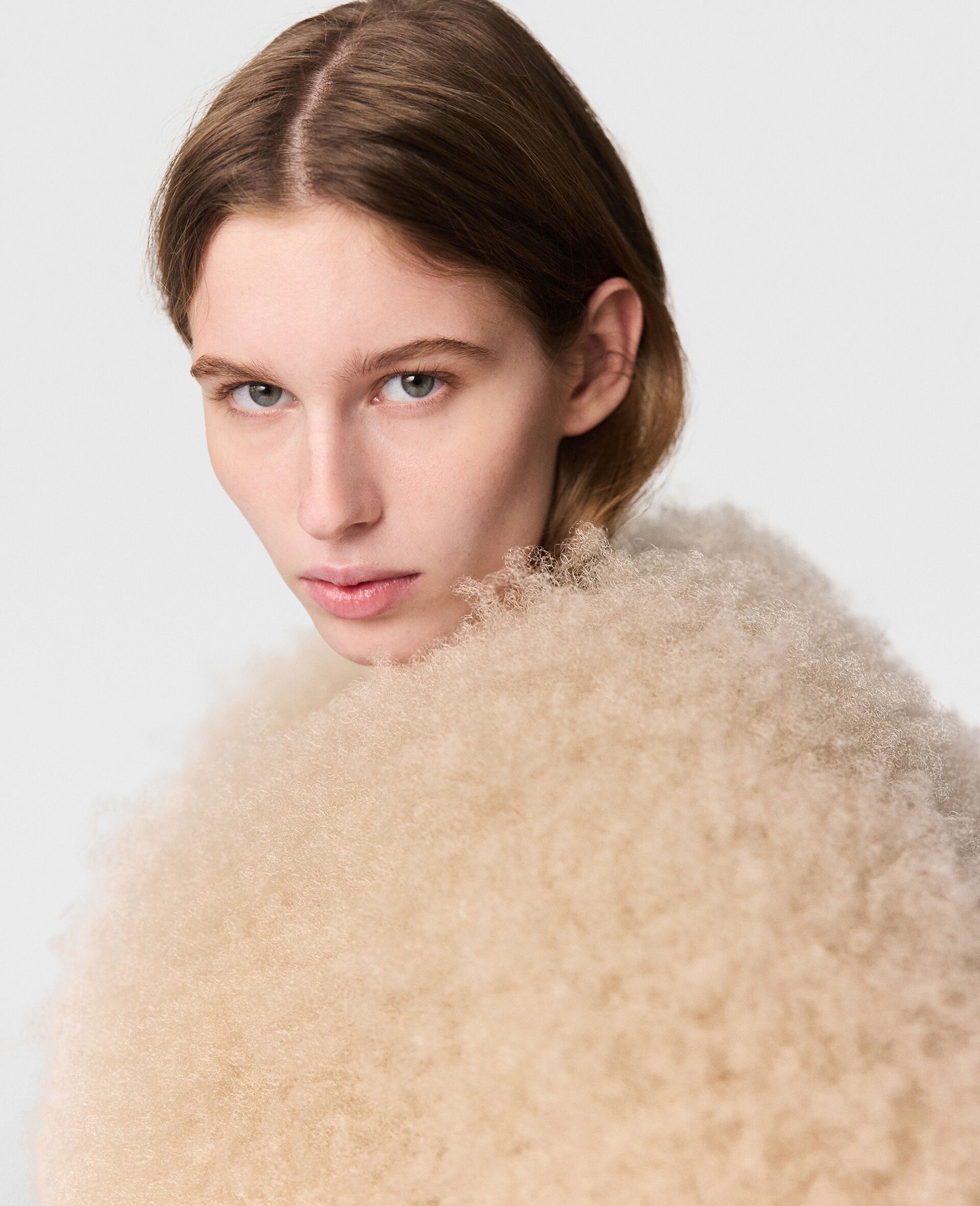Fluffy Peekaboo Long-Sleeve Cardigan - 4