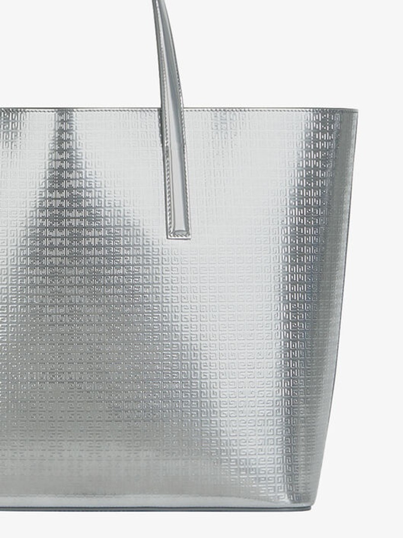 WING SHOPPING BAG IN 4G METALLIZED LEATHER 6