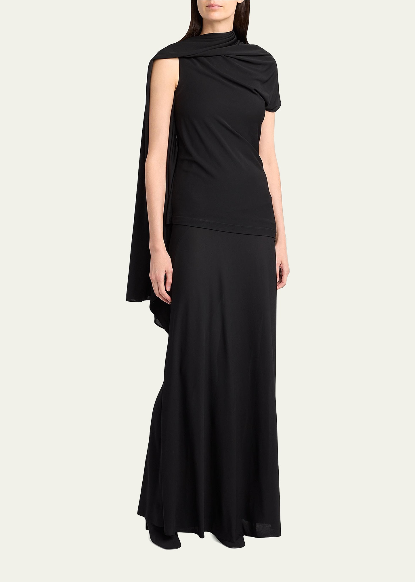 Isadra Shoulder-Drape Top - 2