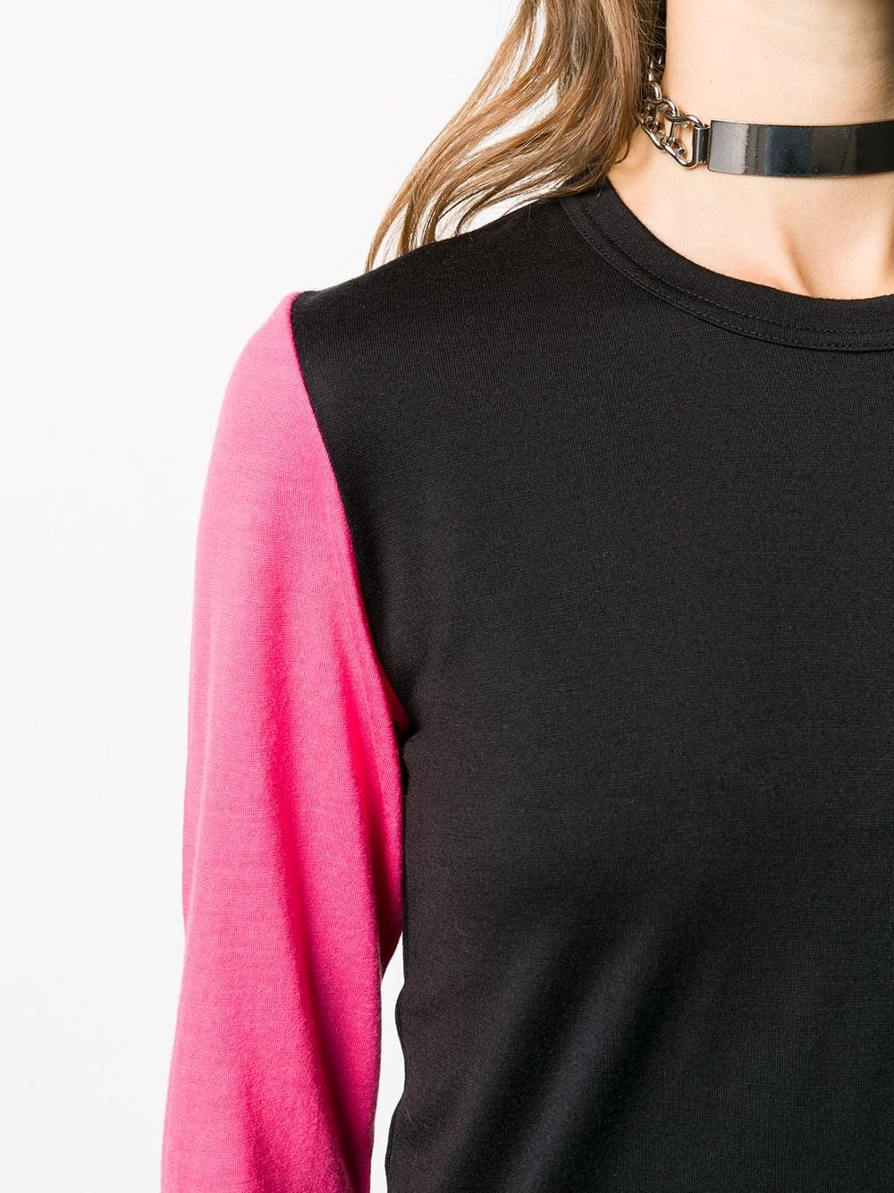 colour block jumper - 5