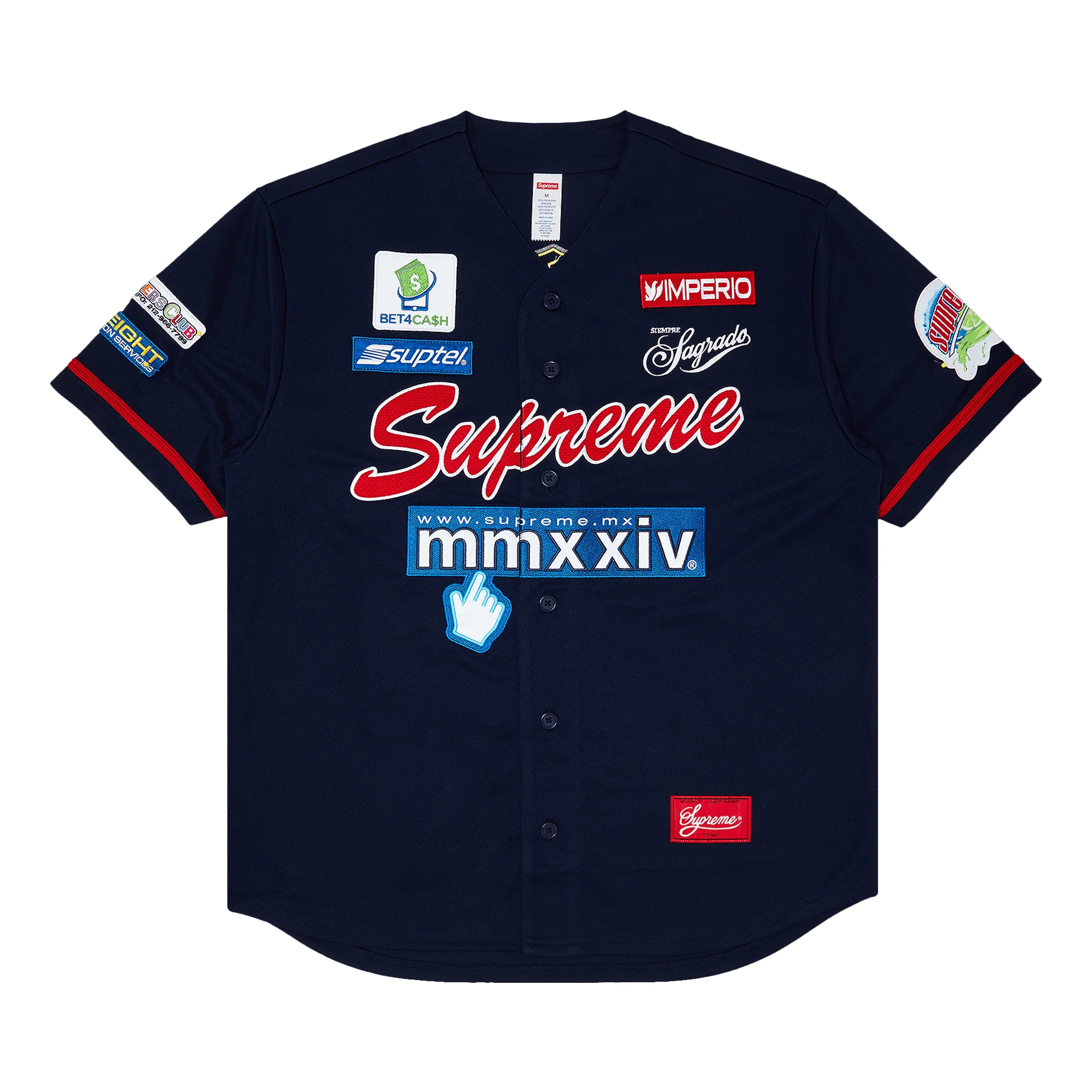 Supreme Chosen One Baseball Jersey 'Navy' - 1