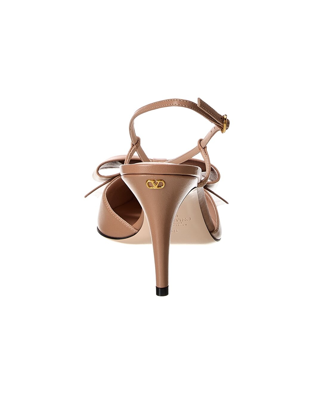 Valentino Bowow 85 Leather Slingback Pump - 3