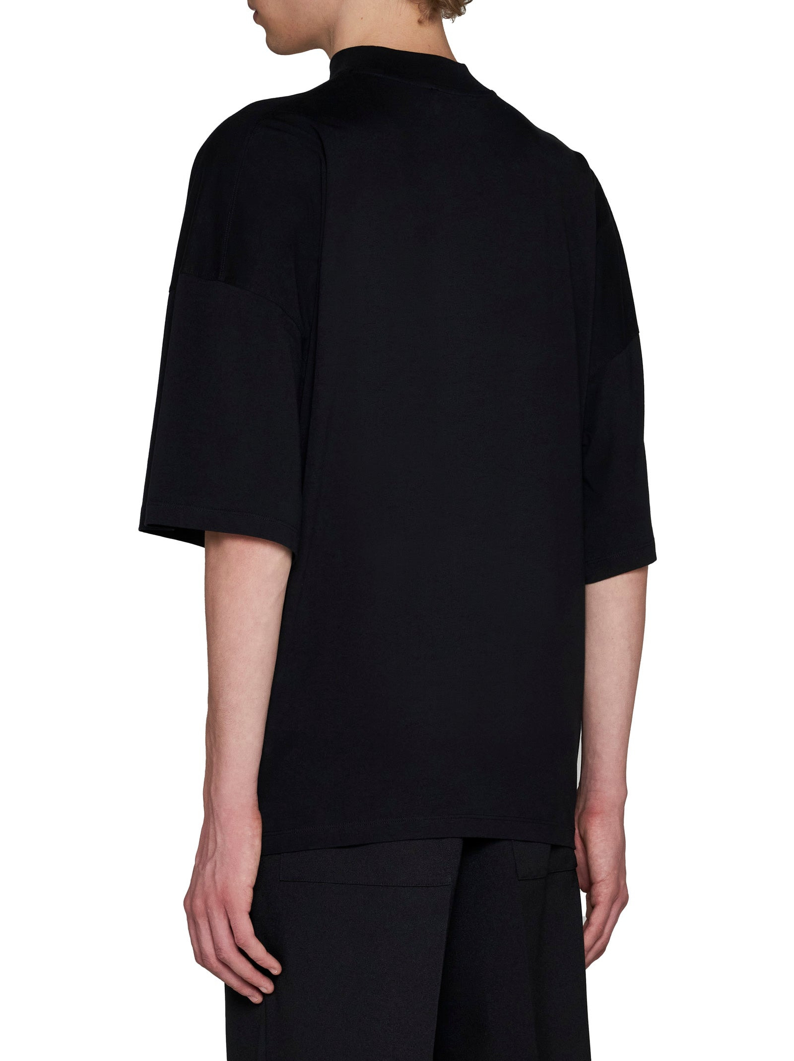 Jil Sander Men Cotton Mock-Neck T-Shirt By Jil Sander - 4