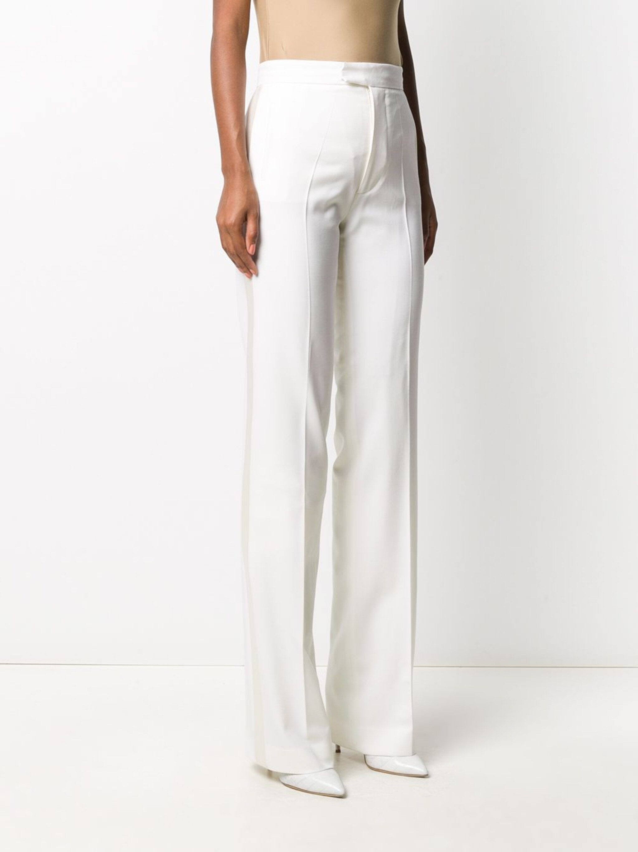 high-waisted side stripe trousers - 3