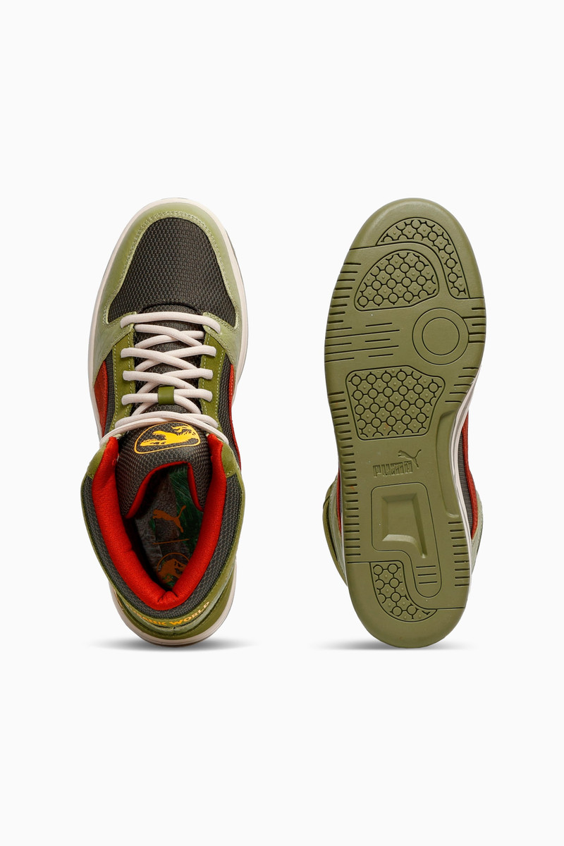 PUMA x JURASSIC WORLD Rebound Layup Men's Mid-Top Sneakers 4