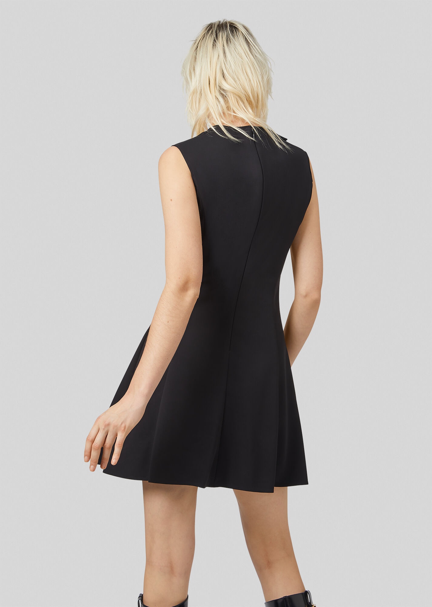 Medusa Button Mini Dress - 3