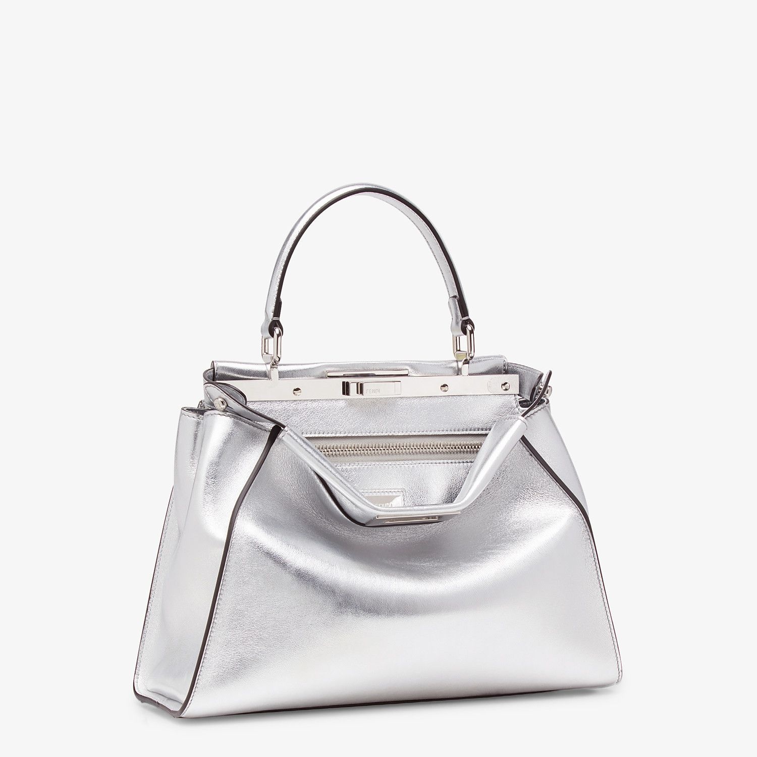 Silver leather bag - 2