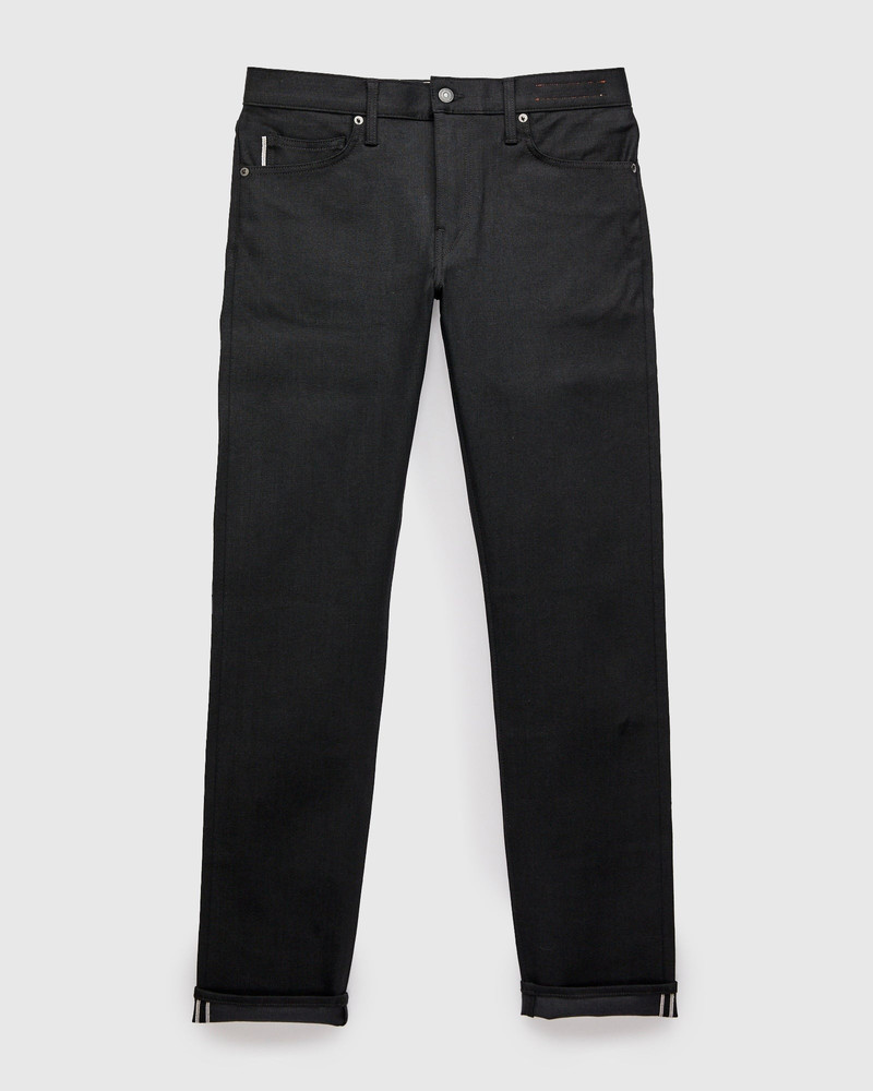 HIROSHI KATO 10.5oz Black Stretch Selvedge Denim - Pen Slim outlook