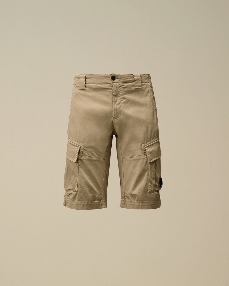 Stretch Sateen Cargo Shorts 1