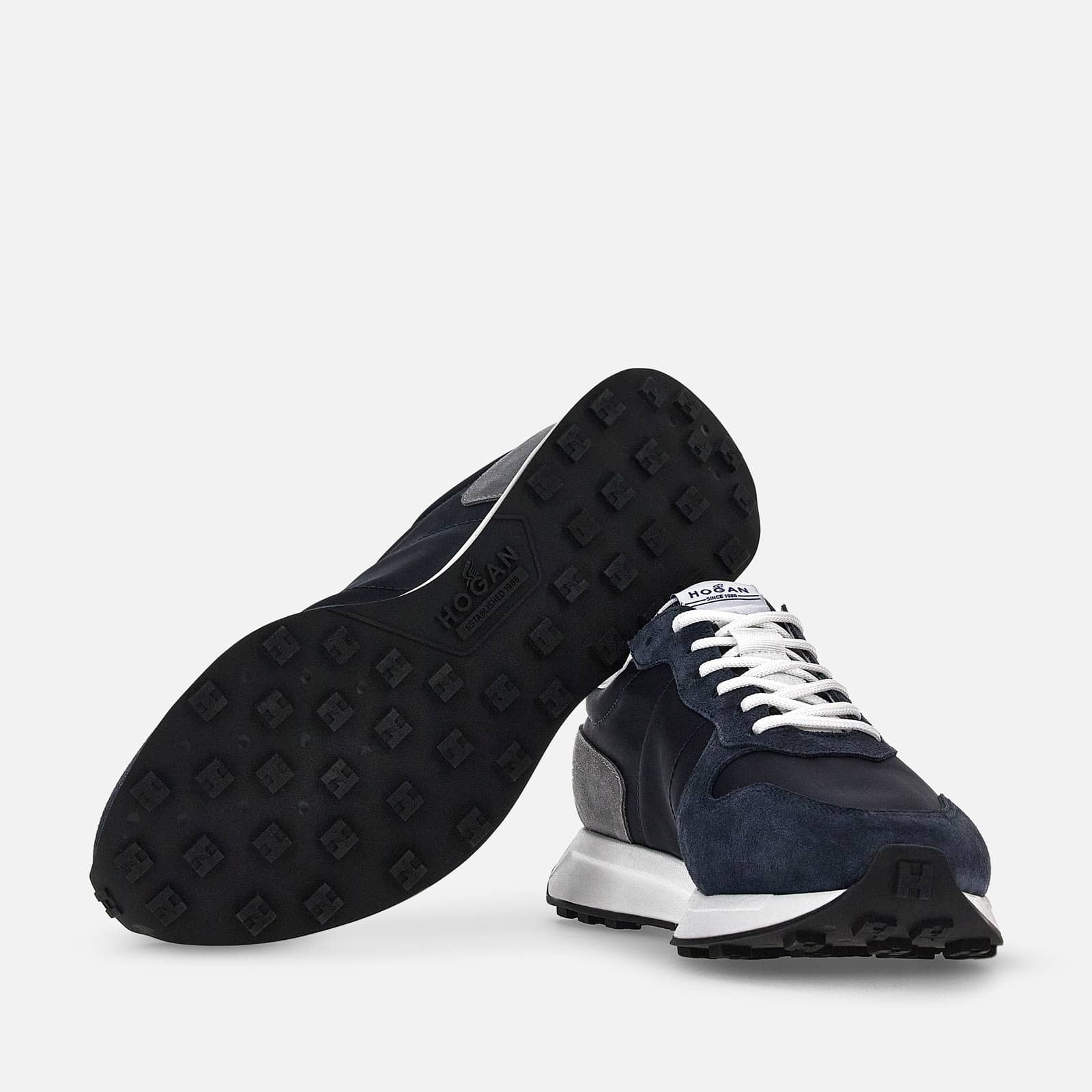 HOGAN Sneakers Hogan H601 Blue Grey | REVERSIBLE
