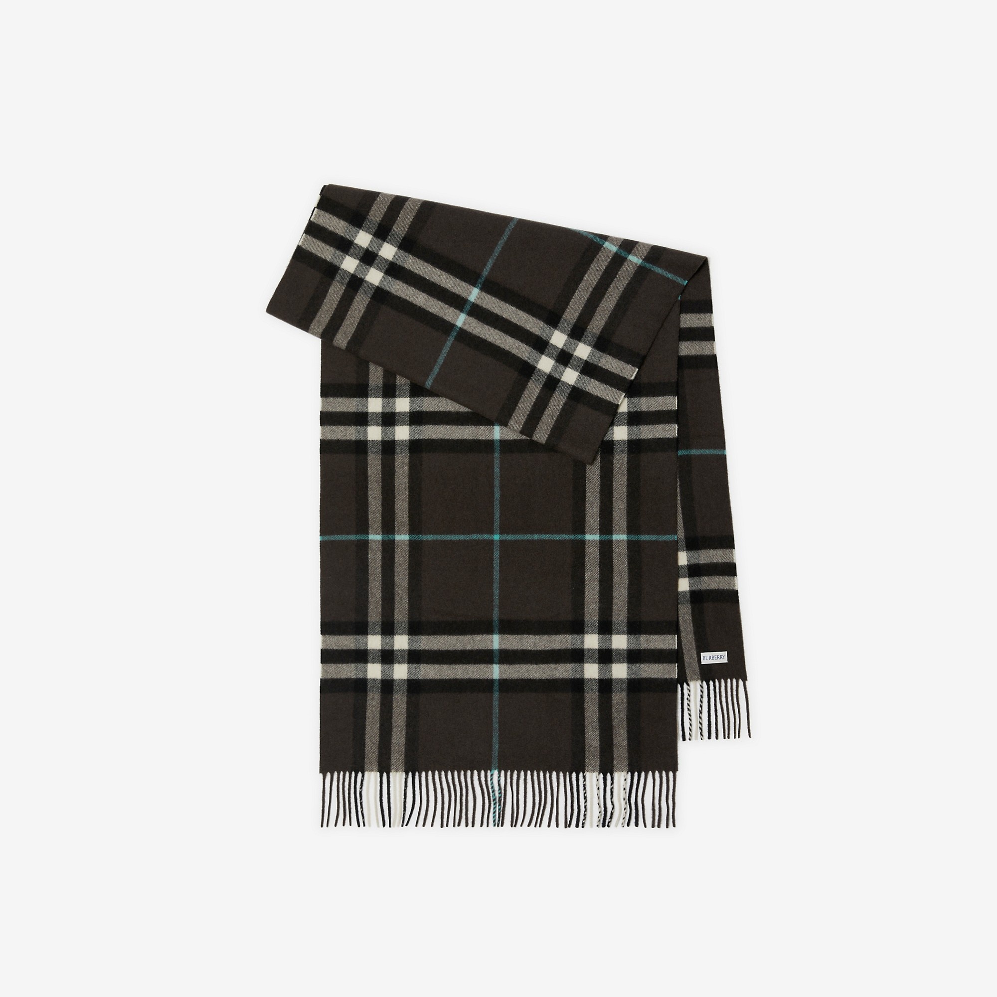 Check Cashmere Scarf - 1