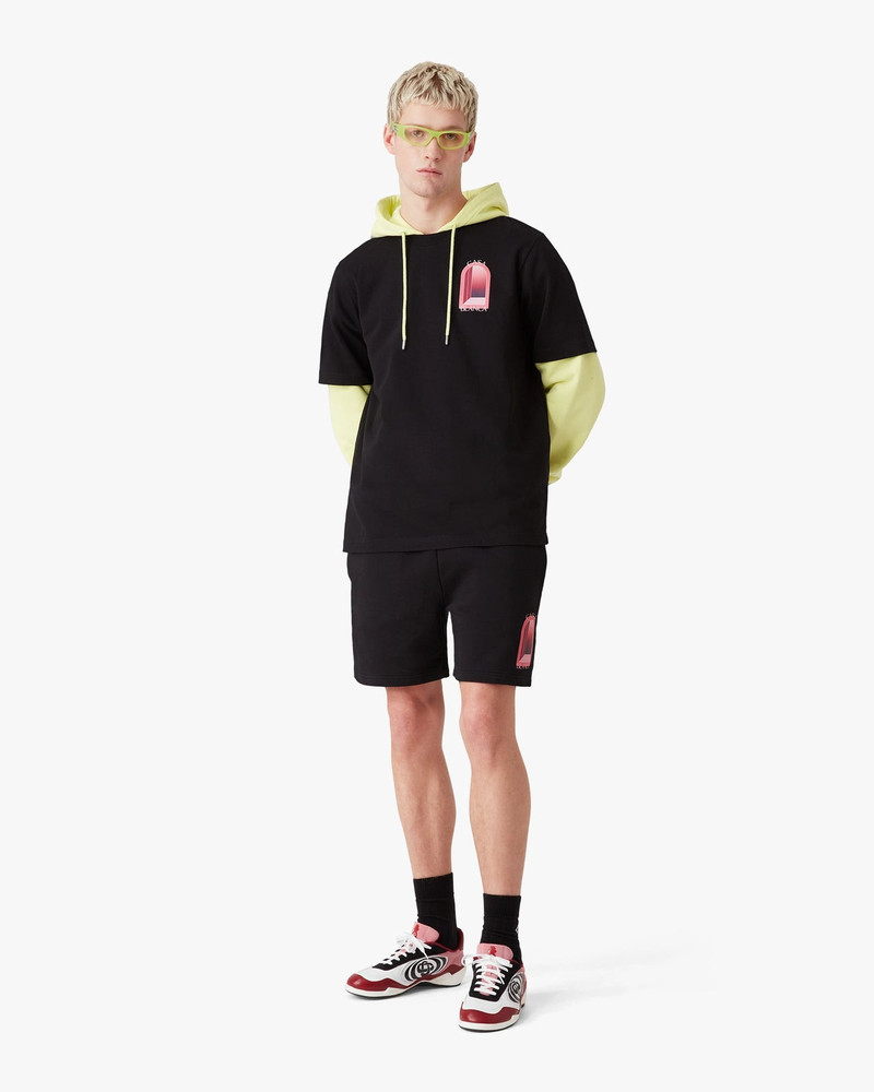 CASABLANCA Black Arches Short Sleeve T-Shirt | Casablanca Paris outlook