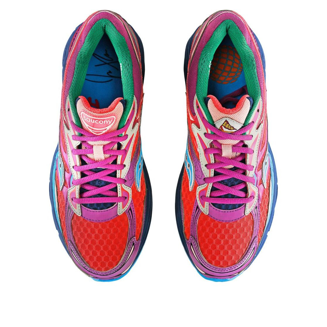 Saucony x Jae Tips ProGrid Omni 9 'To Do List Pink' S70864-1 - 4