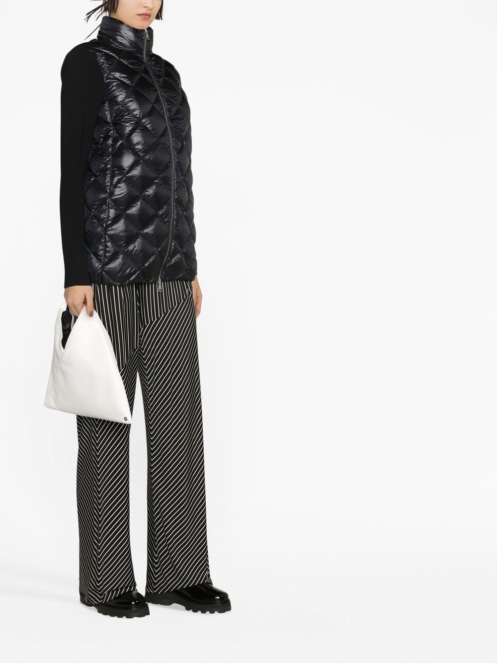 contrast-panel down parka - 3