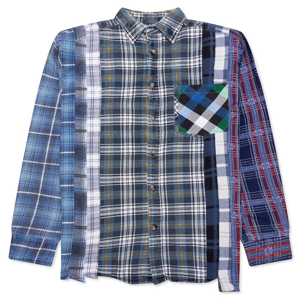 7 CUTS FLANNEL SHIRT - ASSORTED - 1