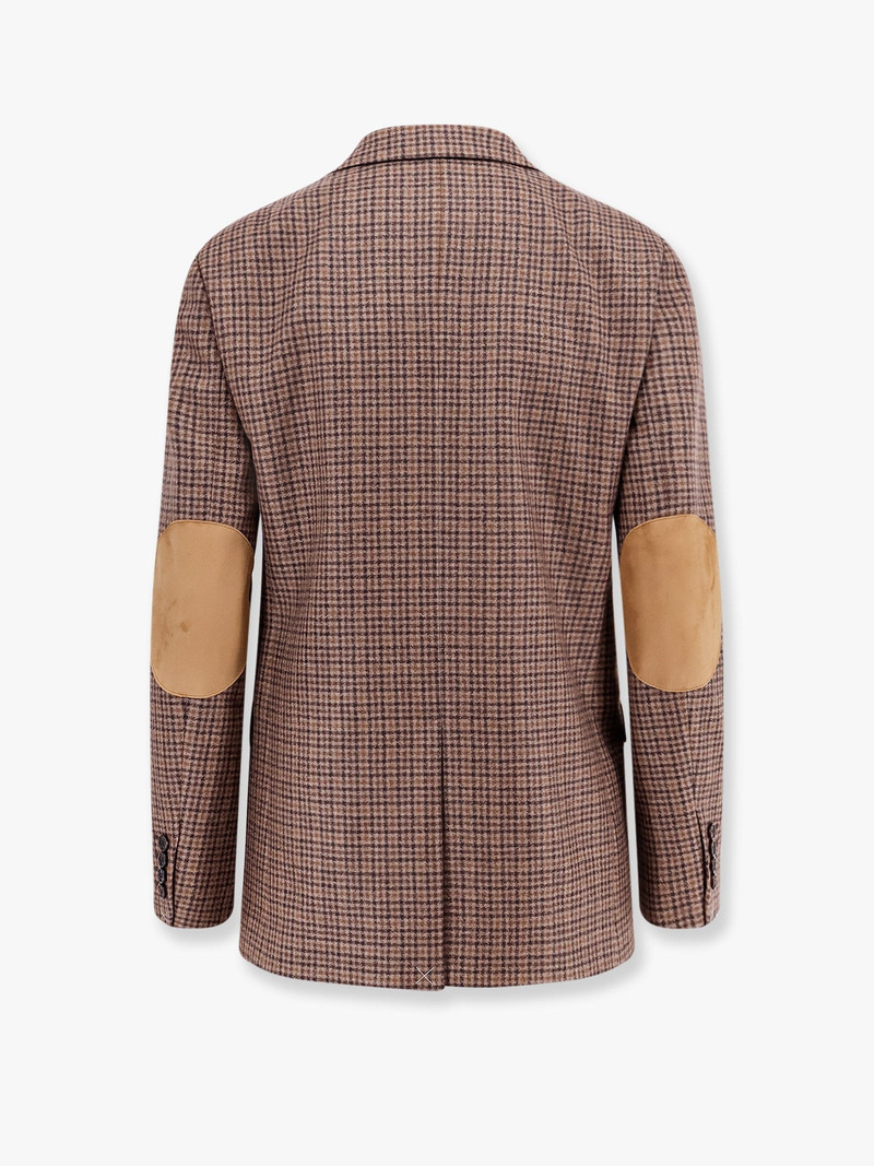 CELINE Cashmere Blazer With Suede Patch Detail outlook