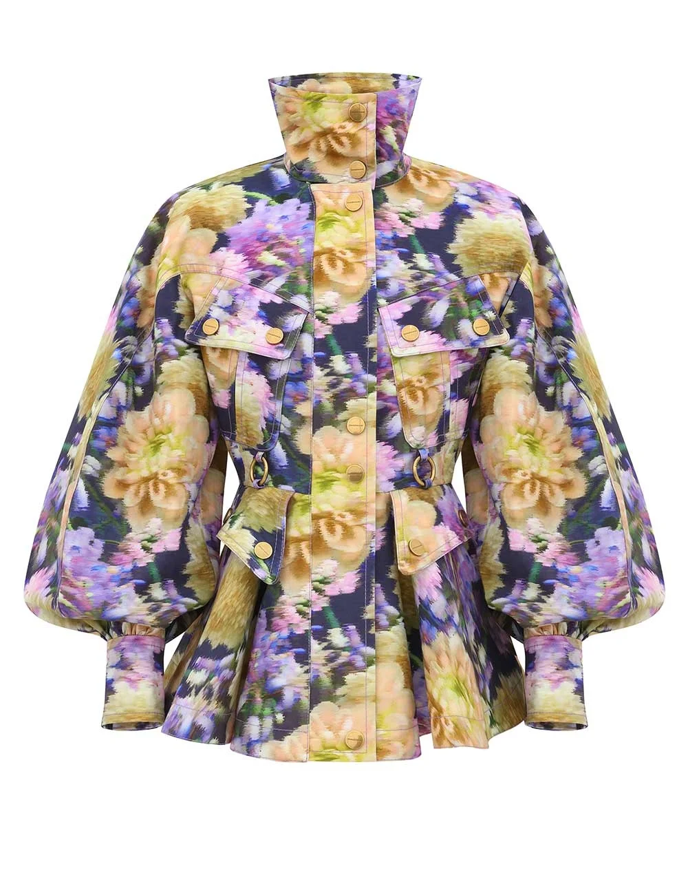 LUNA PRINTED DRILL JACKET - 1