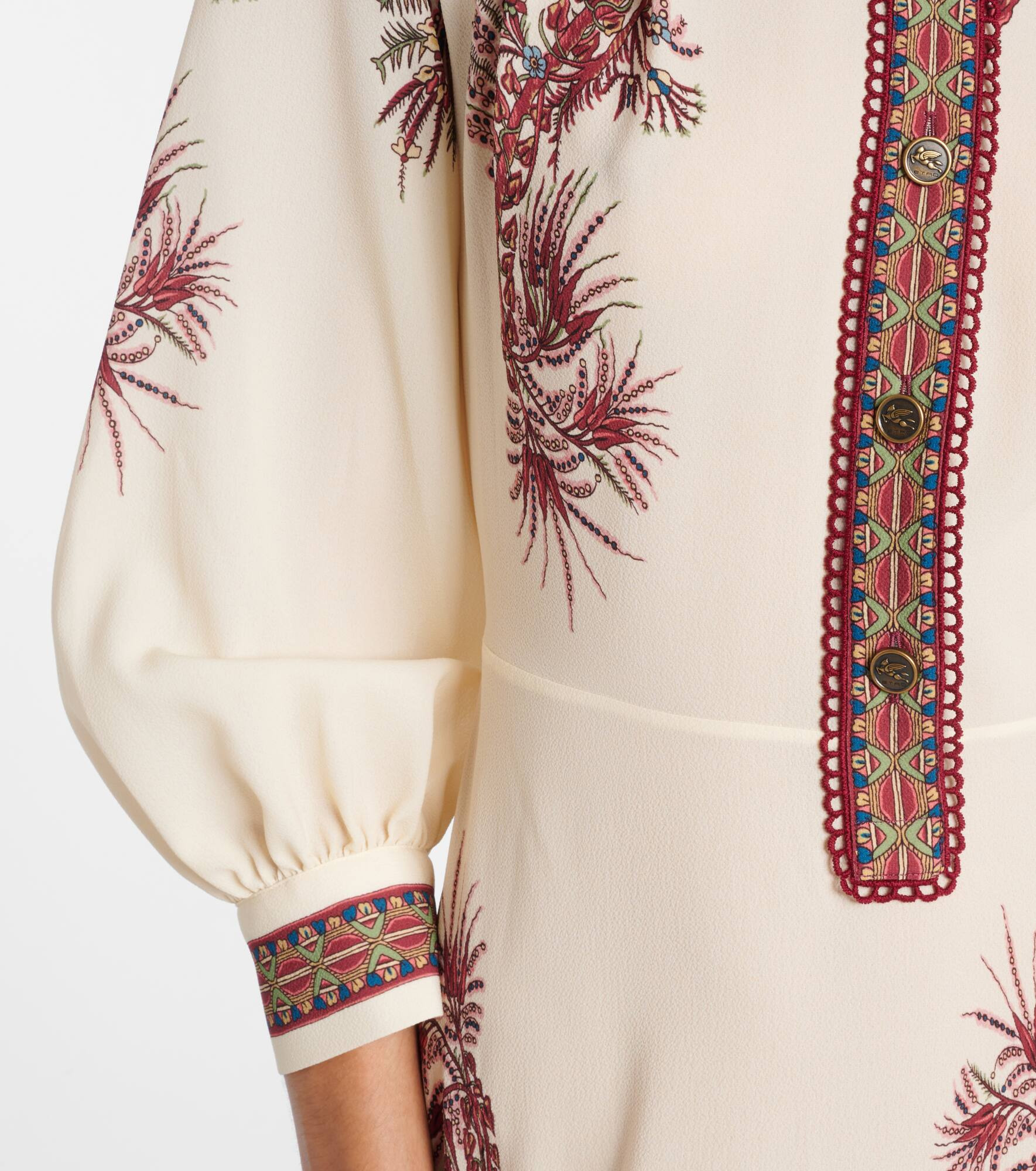 Paisley shirt dress - 5