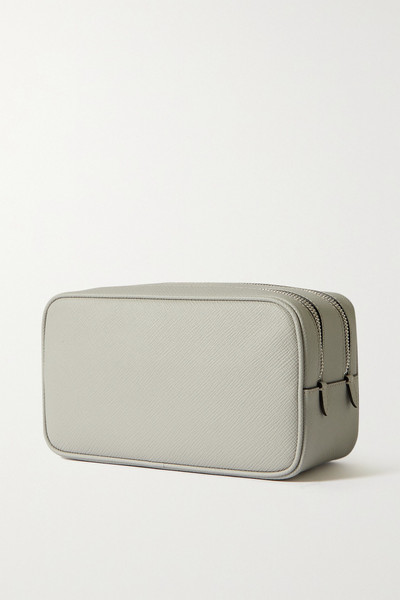 Smythson Panama textured-leather cosmetics case outlook