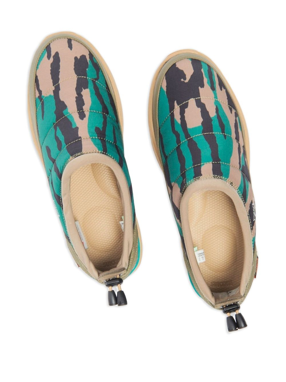 camouflage quilted sneakers - 4