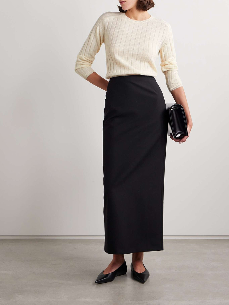 NILI LOTAN Alise ribbed cashmere and silk-blend sweater outlook