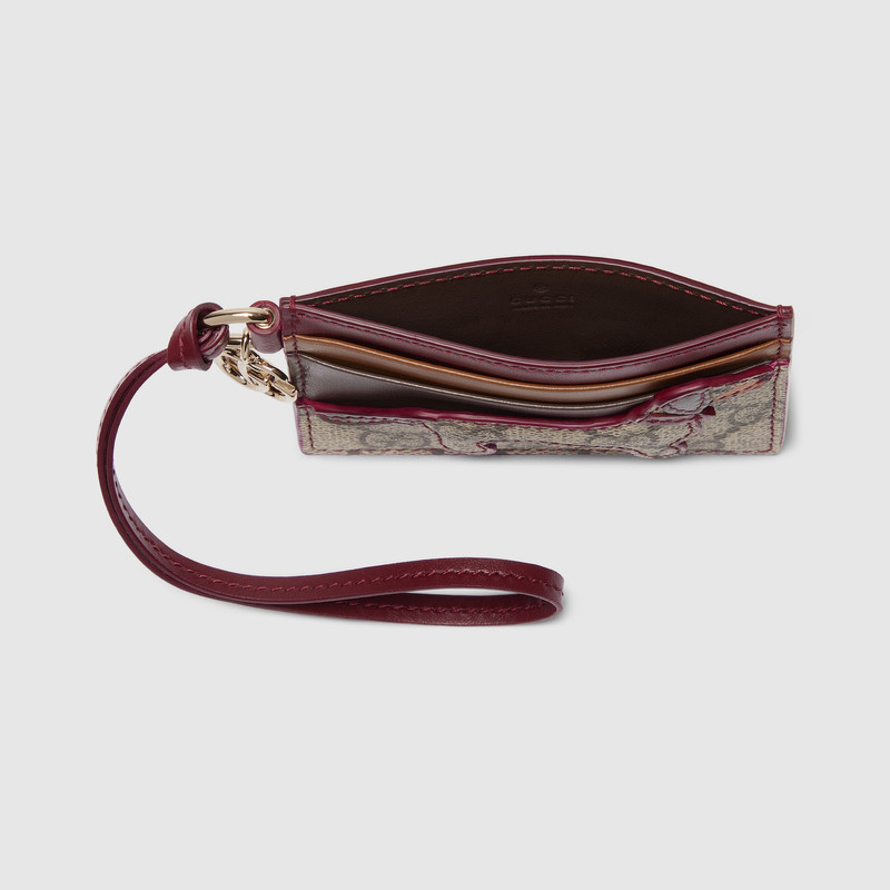 GUCCI Card case with Double G and dog outlook