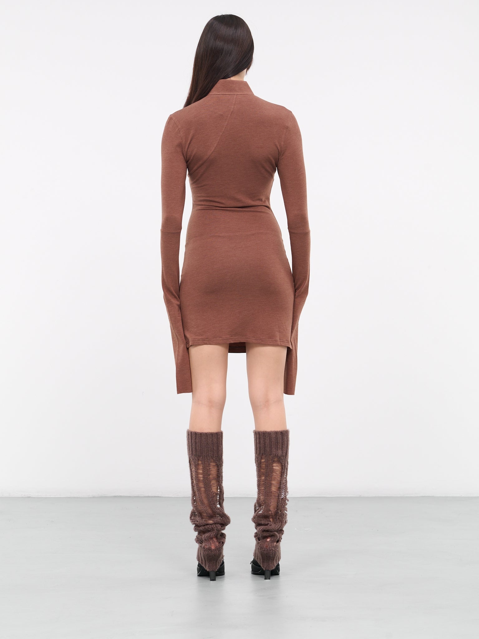 Flared Sleeve Qipao Dress - 3
