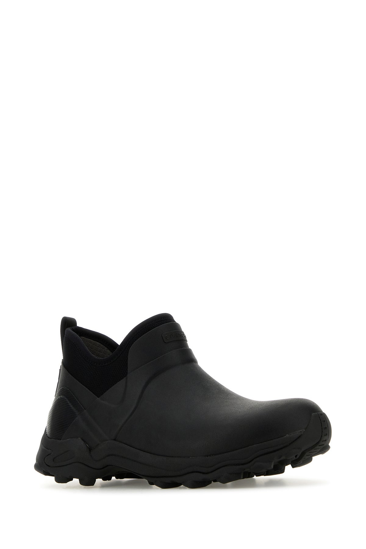 Black rubber slip ons - 2