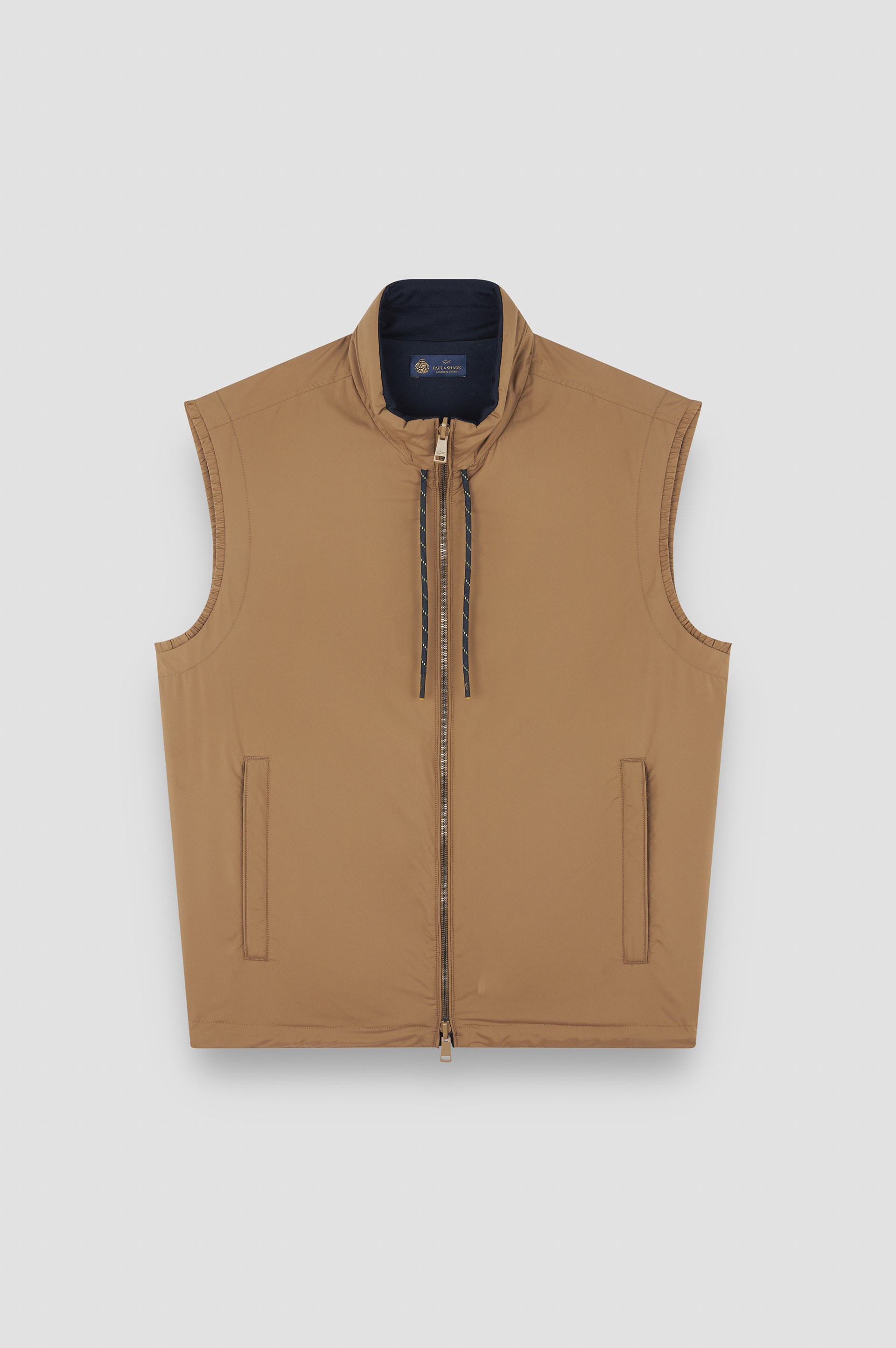 REVERSIBLE GILET IN WOOL, SILK, AND MICROFIBER - 6