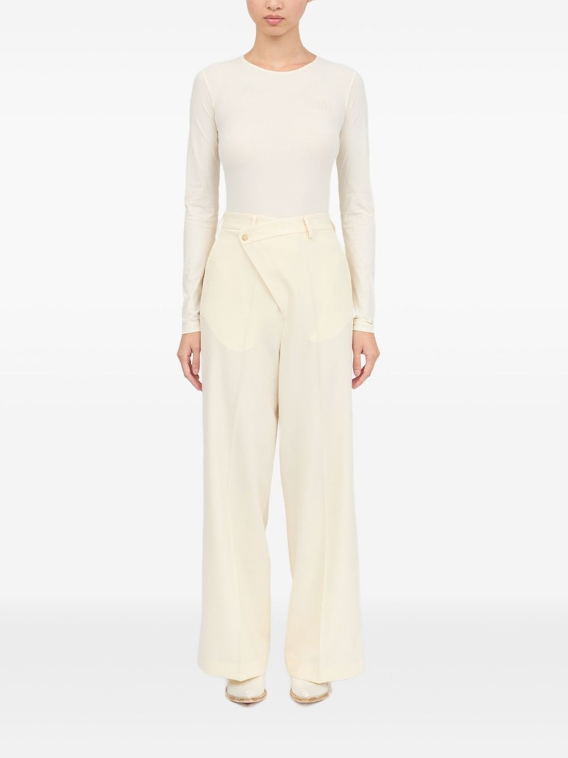 MM6 Maison Margiela off-centre trousers outlook