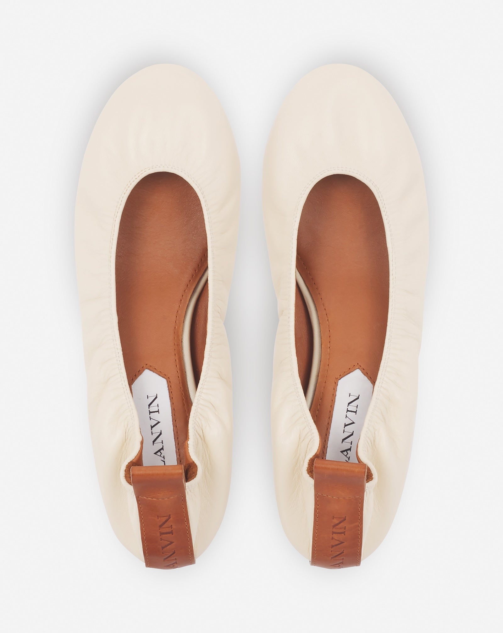 THE LEATHER BALLERINA FLAT - 4