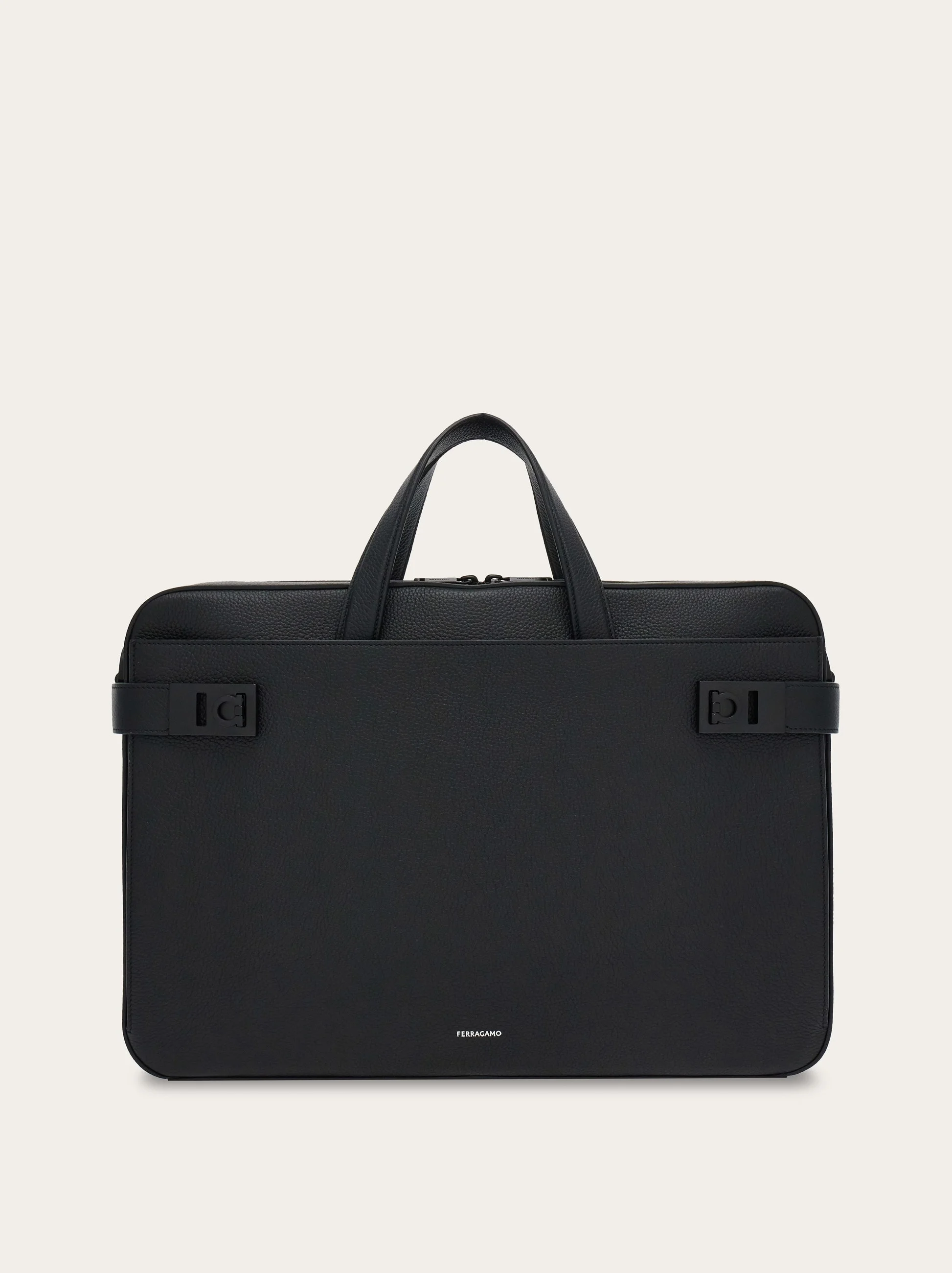 Business bag with Gancini buckles - 1