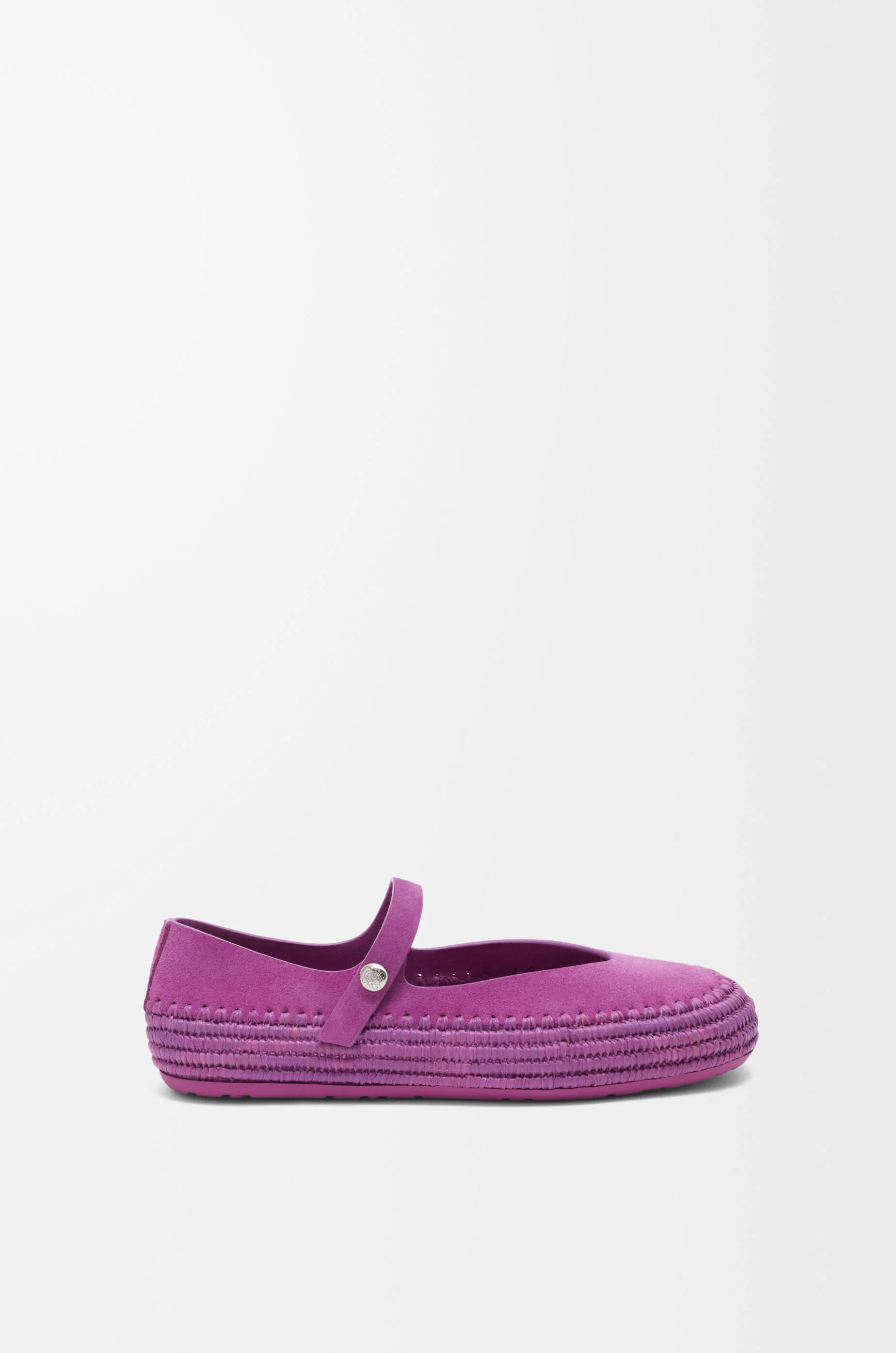 Rio Mary-Jane in suede and raffia - 1