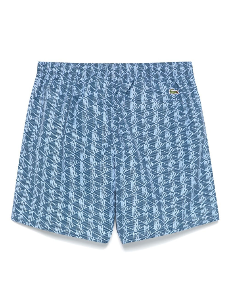 LACOSTE graphic-print swim shorts outlook