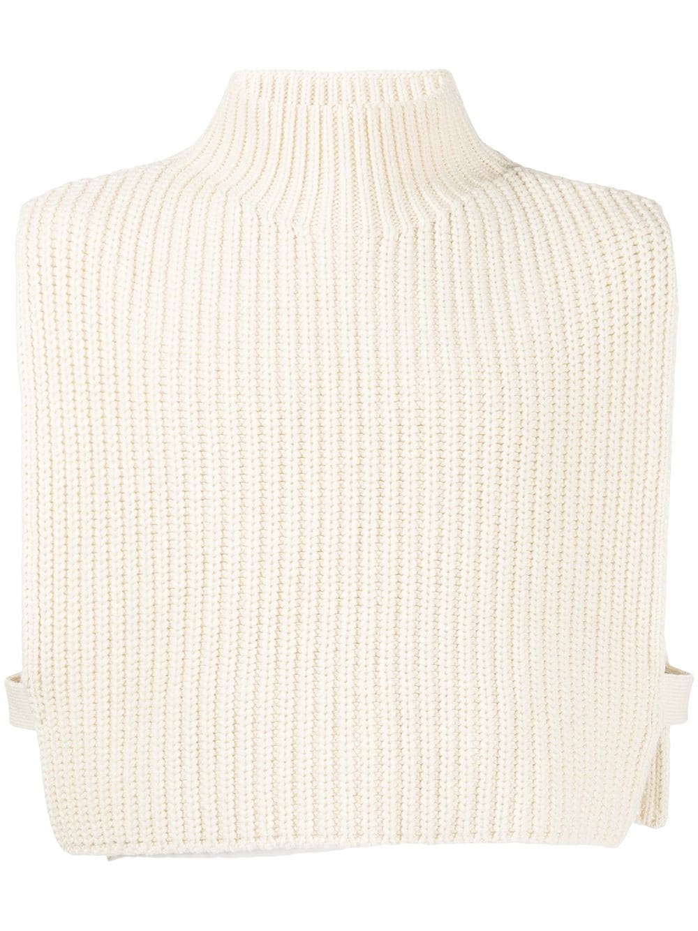 ribbed-knit vest - 1