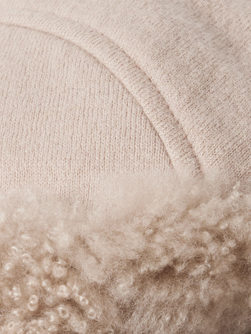 Chapka shearling hat Beige 3
