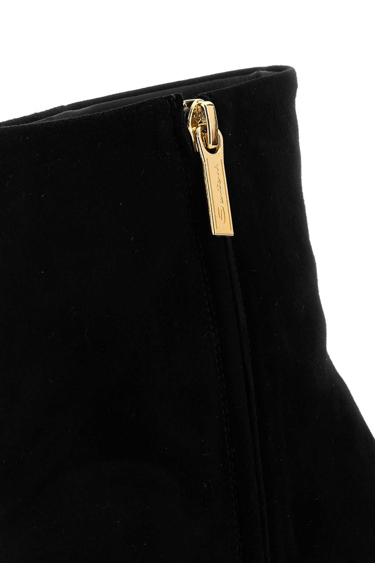 Black suede Marta ankle boots - 4
