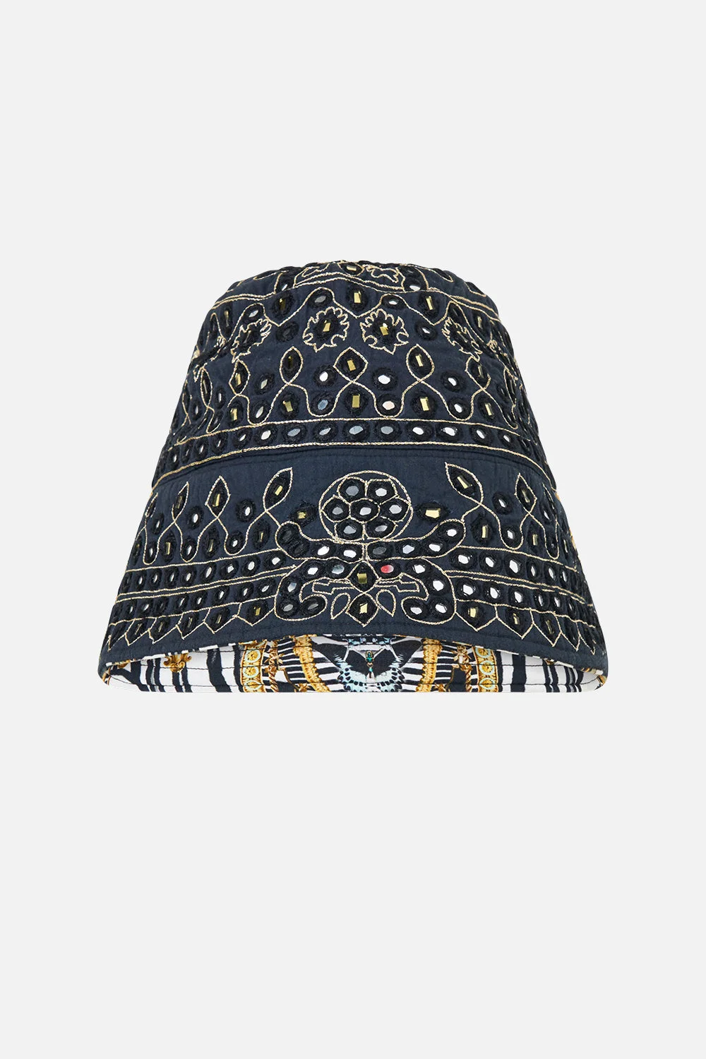 EMBELLISHED BUCKET HAT ZIG ZAG ZOO - 1