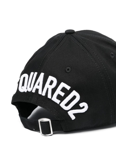 DSQUARED2 embroidered-logo six-panel cap outlook