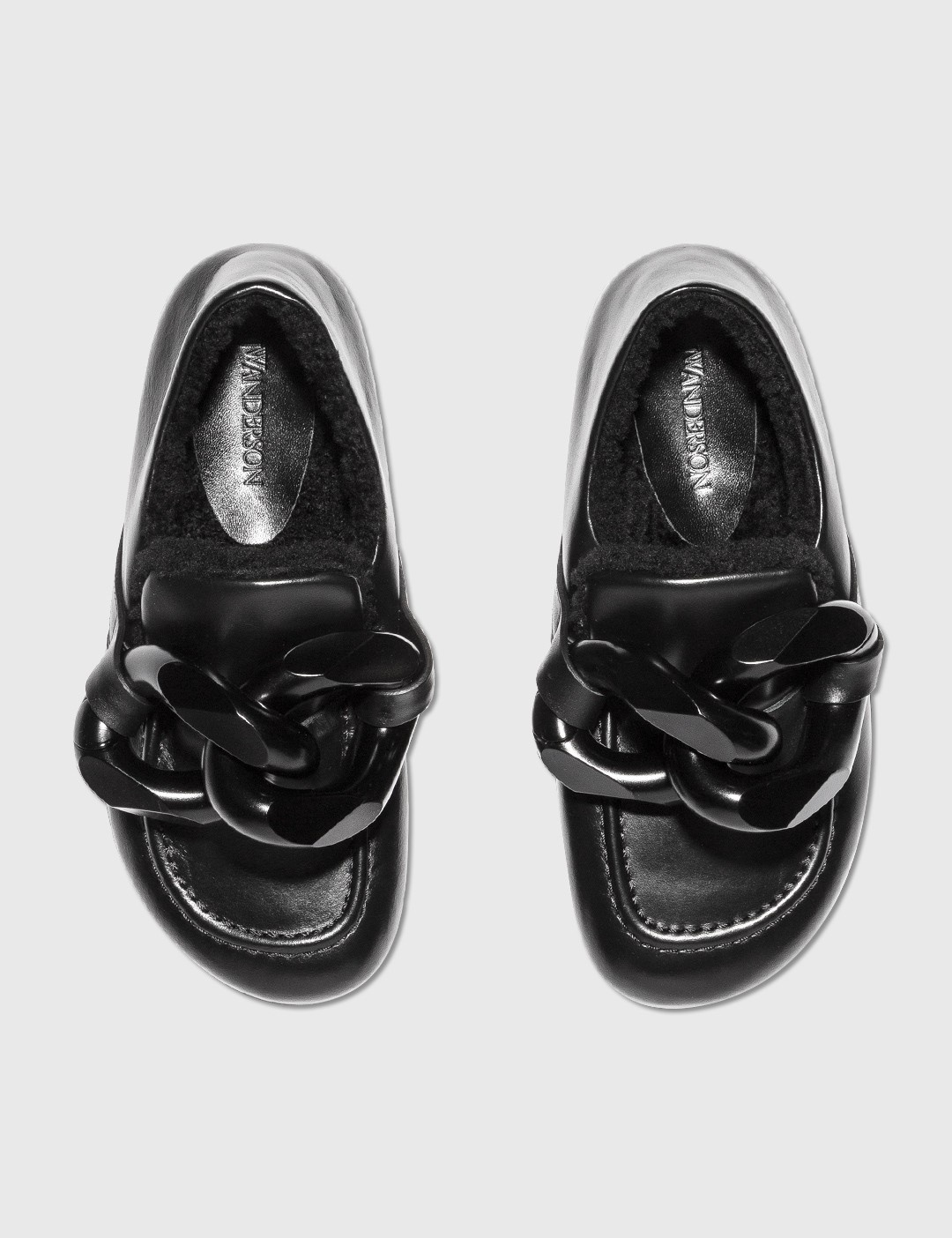 [美品]JW ANDERSON チェーンバックレスレザーローファー 36 美品]JW ANDERSON チェーンバックレスレザーローファー 36