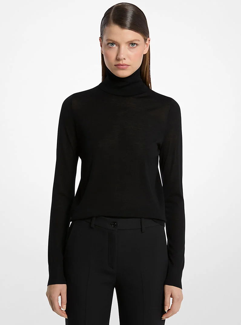 Marisa Wool Turtleneck Sweater - 1