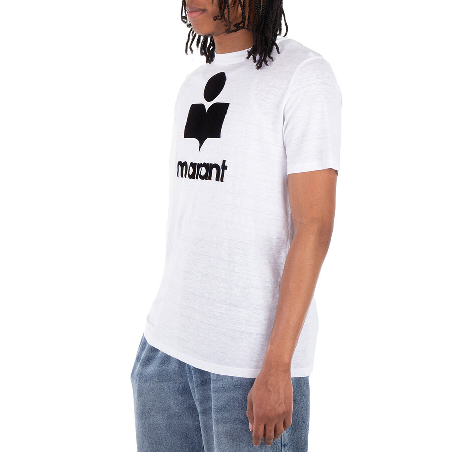 Isabel Marant Karman White Linen T-Shirt - 2