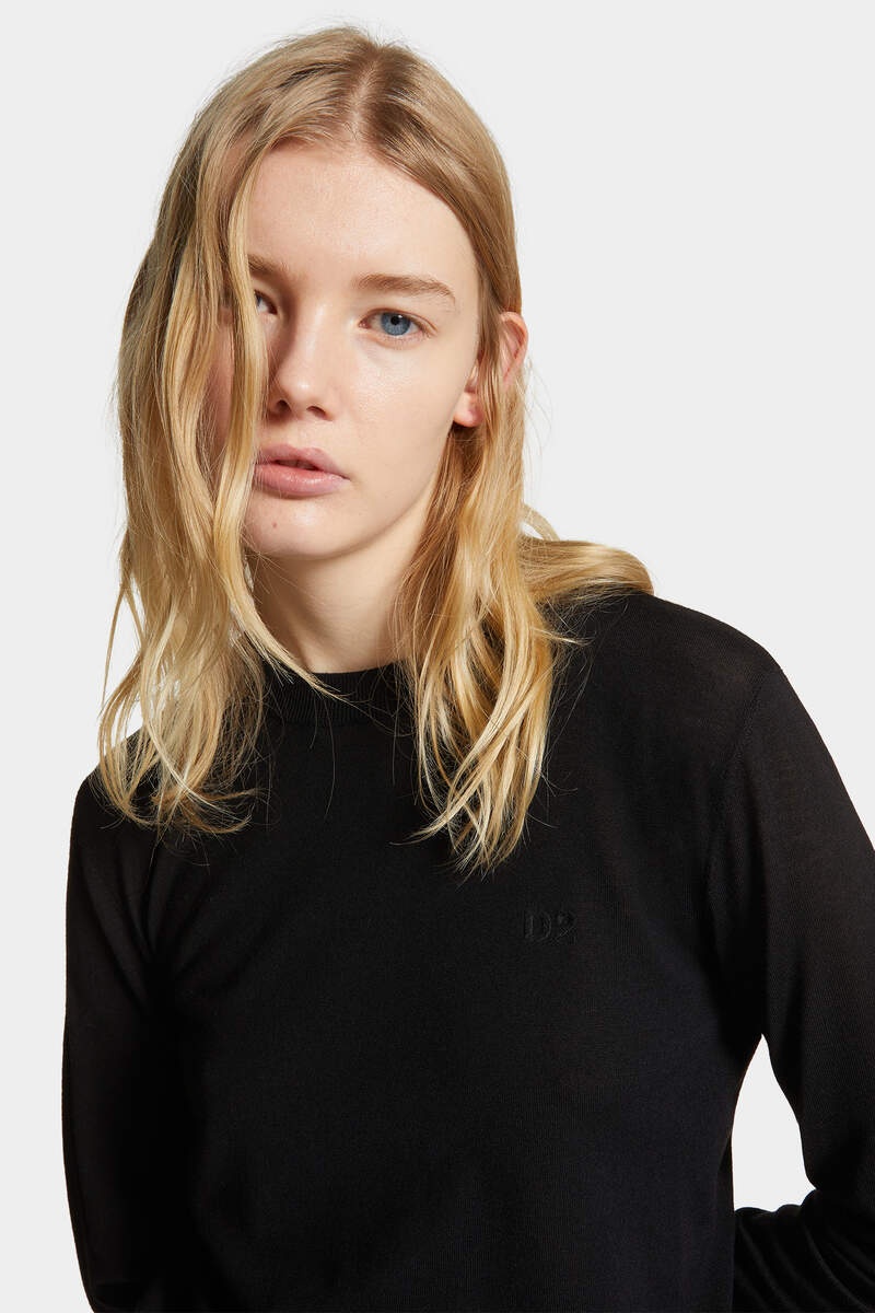 D2 WOOL CREWNECK PULLOVER - 5