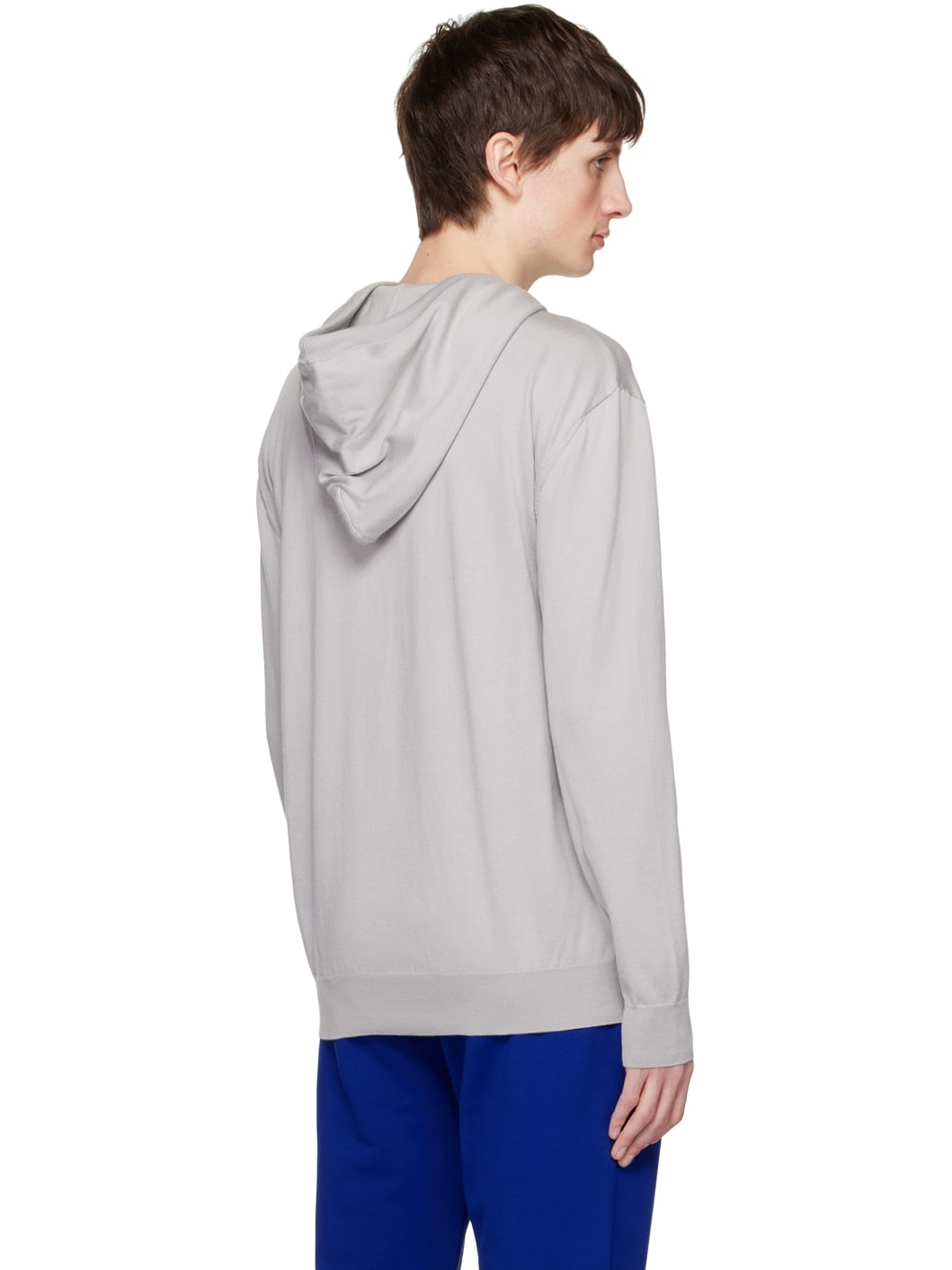 【関税込み】Moschino グレー Double Smiley フーディ Moschino Gray Double Smiley Hoodie | ssense | REVERSIBLE