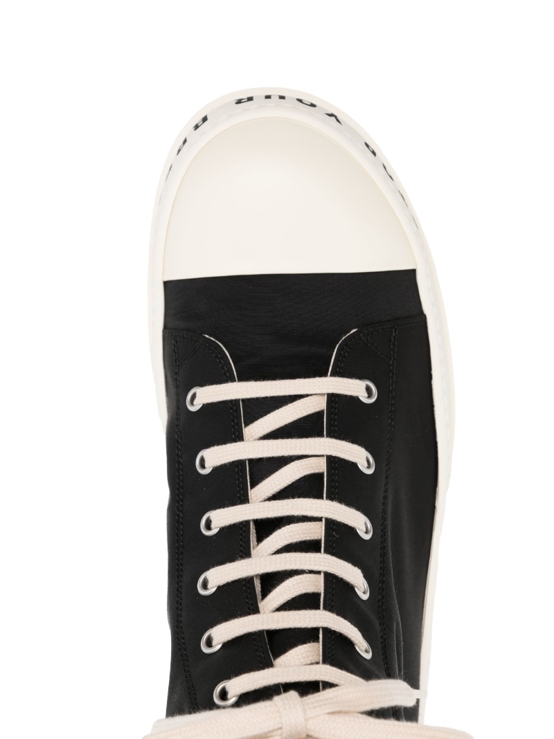zip-up hi-top sneakers - 4