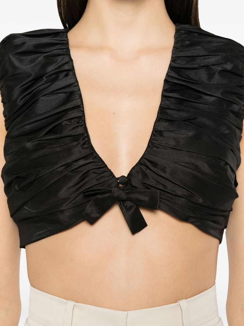 pleated cropped top 5