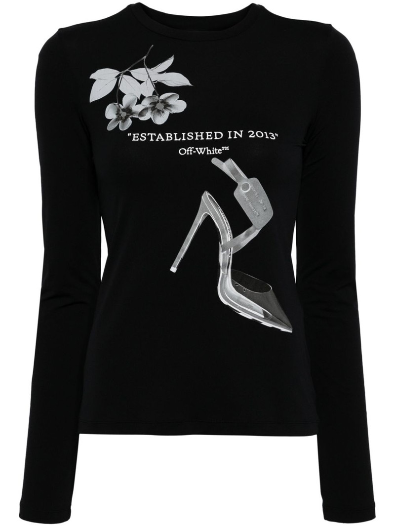 X-Ray-print longs-sleeve T-shirt 1