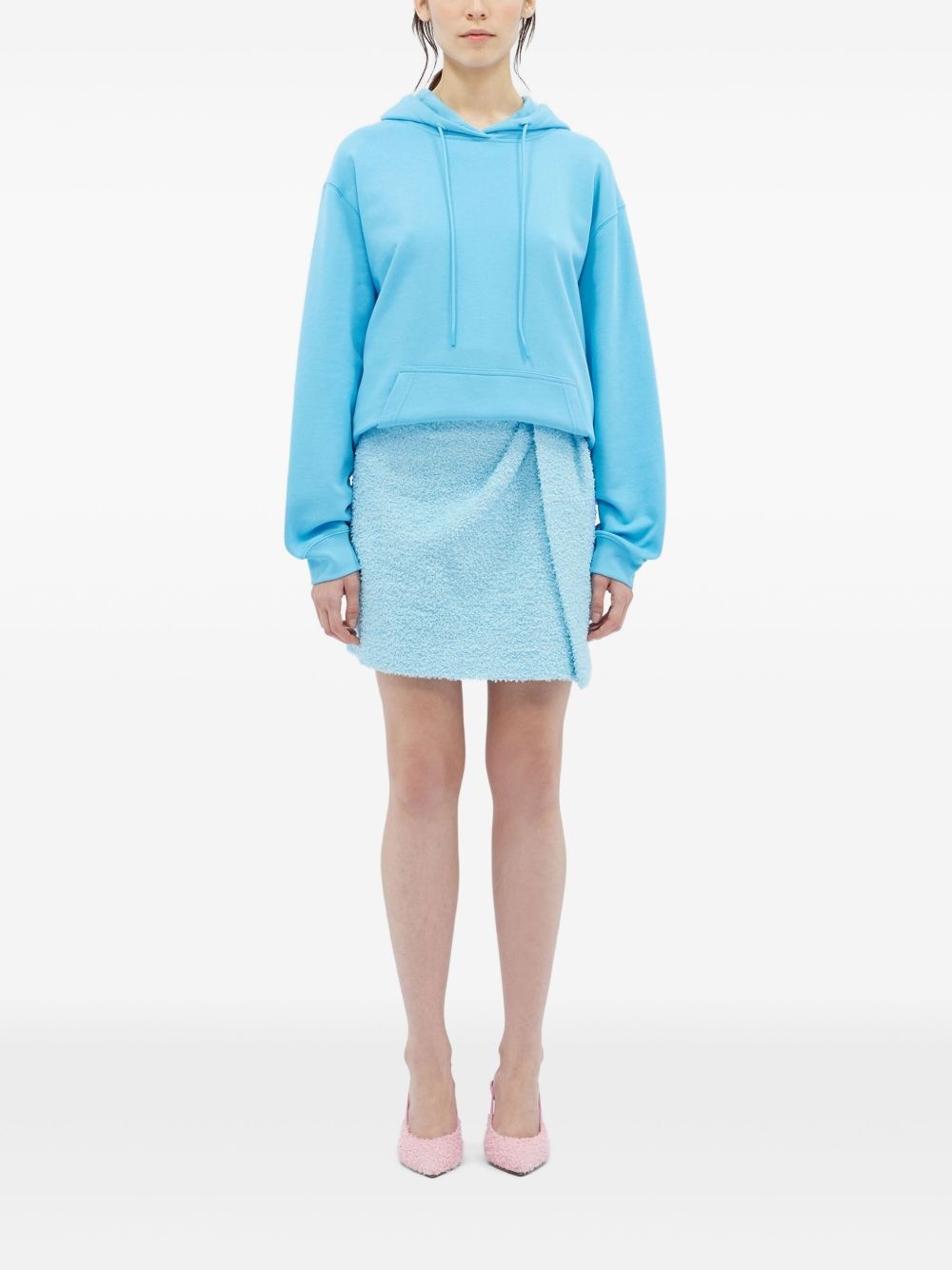 draped midi skirt - 3